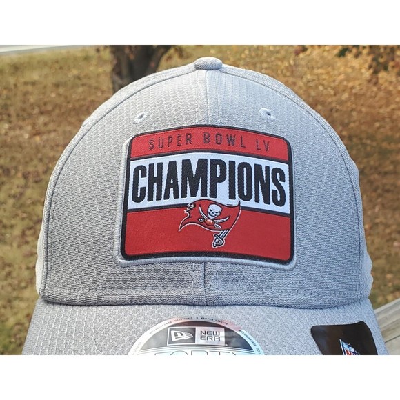 Tampa Bay Buccaneers New Era Super Bowl LV Champions 9FORTY Adjustable Hat Cap - Picture 4 of 12